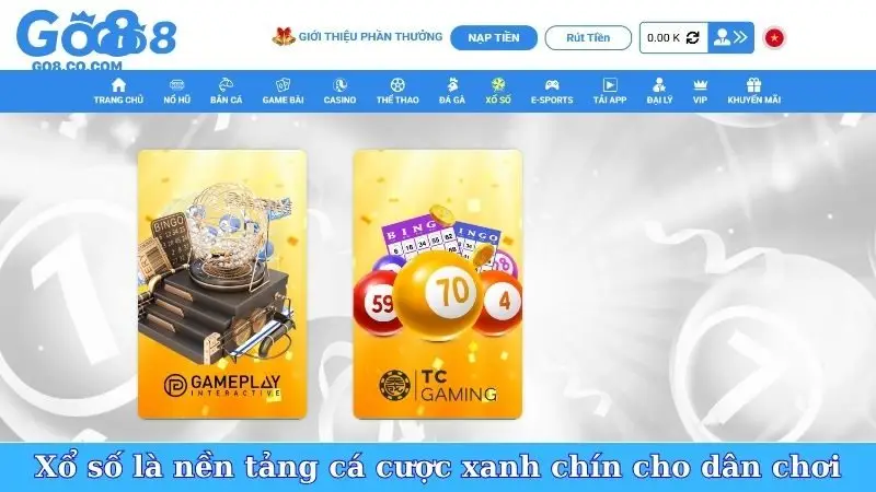 Xổ số là nền tảng cá cược xanh chín cho dân chơi